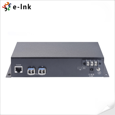 Puertos TP de 16x10/100M (16POE-PSE -IEEE802.3af 15.4W/30W) + 2 interruptores PoE gestionados por SFP de 1000M