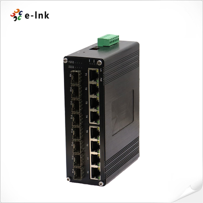 Interruptor Ethernet administrado por SFP de 8 puertos y 8 puertos
