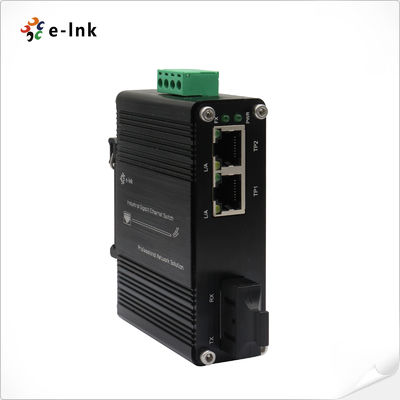 quality Mini Industrial 2 puertos 10/100 Base-TX a 100Base-FX Convertidor de medios factory