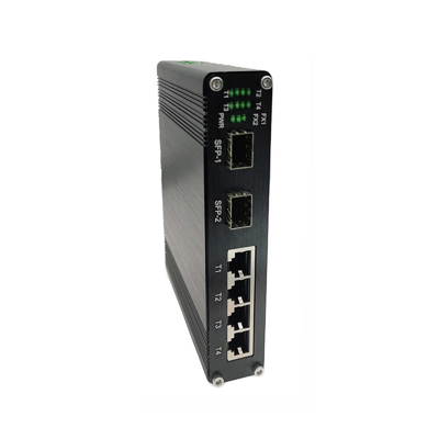 Commutador Ethernet de 4 puertos industrial 10/100/1000Base-T + 2 puertos 1000BASE-X