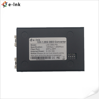Mini convertidor de medios OEO (repetidor 3R) de 125M~1.25G