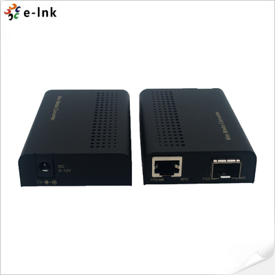 Convertidor de medios de 10/100/1000Base-TX a 1000Base-SFP de tipo pequeño