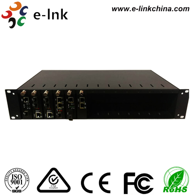 Chasis rack de montaje con salida AC de 14 ranuras 2U