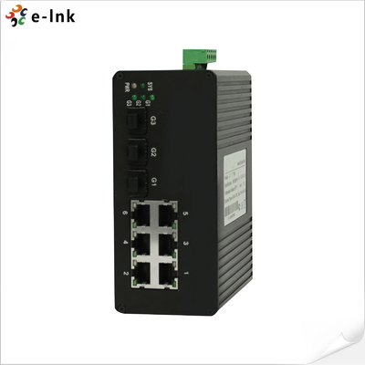 6 interruptores Ethernet industriales gestionados por puertos con 3 puertos SFP 1000Base-X y 6 puertos 10/100Base-T (((X)