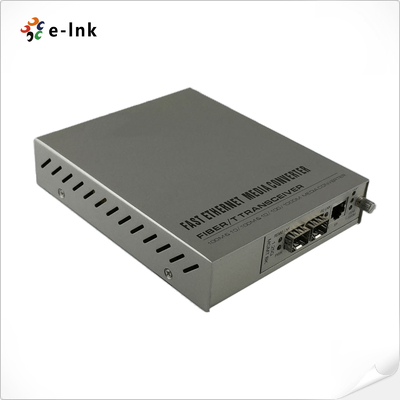 1 puerto 10/100/1000Base-T + 2 puertos 1000Base-SFP (1+1) Convertidor de medios de fibra redundante