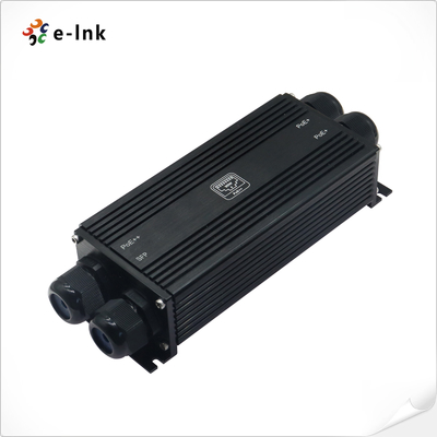 Extensor Gigabit PoE Industrial Impermeable IP67 (1 x Entrada 3 x Salida)