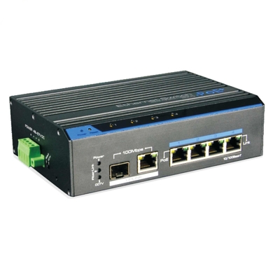 Interruptor Ethernet rápido de 4 puertos PoE (250M) Industrial 4.0