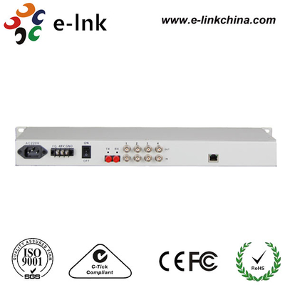 Multiplexor PDH de fibra 4E1 +1