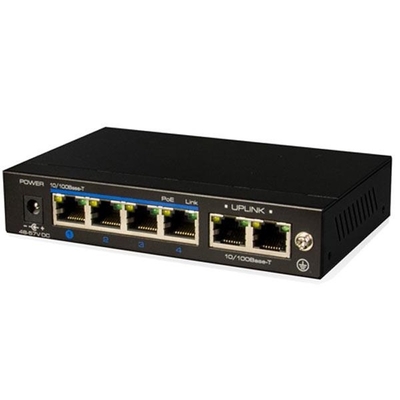 interruptor de 4-Port PoE+ (los 250m)