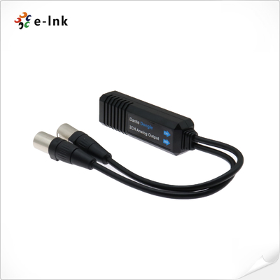 Convertidor Dongle de Salida Analógica Dante 2Ch