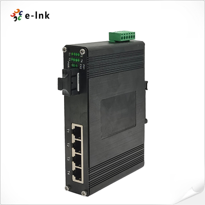 Interruptor Ethernet de 4 puertos industrial 10/100/1000Base-T + 1 puerto 1000BASE-X