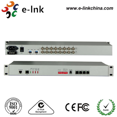 8E1 + 4GE 1+1 Multiplexador de fibra PDH