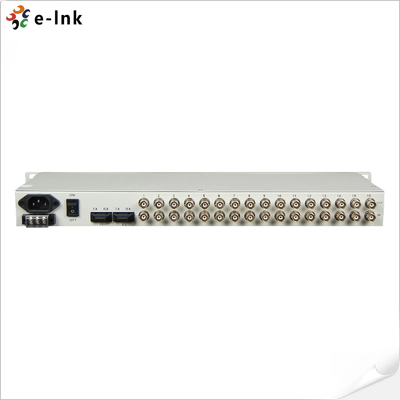 Multiplexor PDH 16E1+4FE+LCD+SNMP