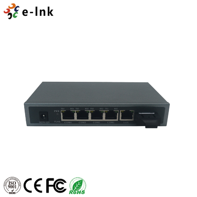 Convertidor Serial RS422 a Fibra Óptica/Ethernet