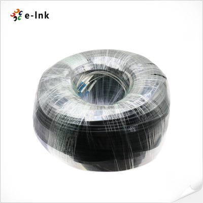 Cable de conexión de fibra óptica monomodo blindado para exteriores de 2-12 núcleos (conector SC, LC, FC, ST opcional)