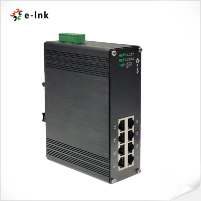 Interruptor Ethernet de 8 puertos industriales 10/100BASE-T (PoE+) no gestionado