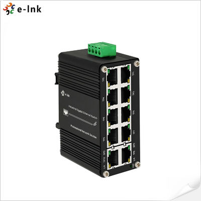 Mini Industrial 10-Puerto 10/100/1000T Compact Ethernet Switch Soporta control de flujo 802.3x