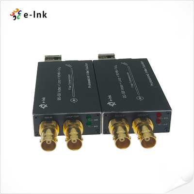 Mini 12G-SDI a convertidor de fibra con Tally y RS485