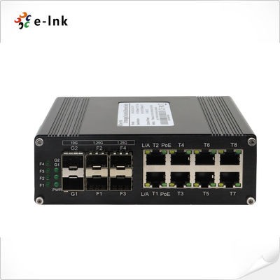 Interruptor Ethernet SFP de 8 puertos industriales 10/100/1000T + 6 puertos 1000X