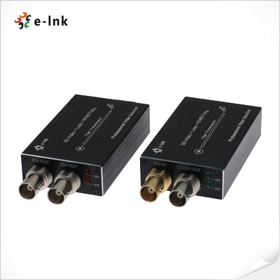 Convertidor de HD-SDI a fibra de tipo mini con Tally y RS485 inverso