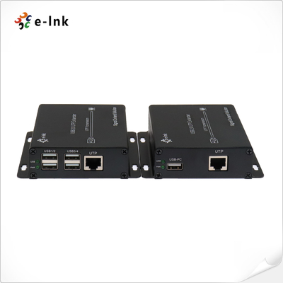 USB 2.0 con 4 puertos en el extensor UTP