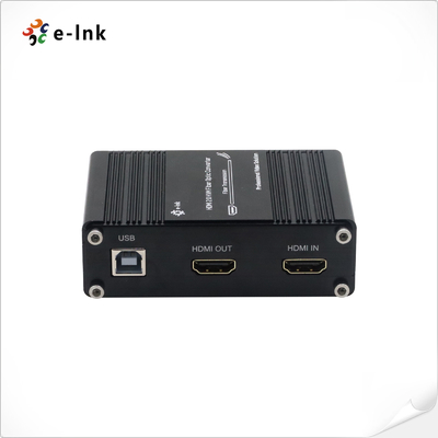 Mini 4K / 60Hz HDMI 2.0 KVM USB por extensión de fibra óptica