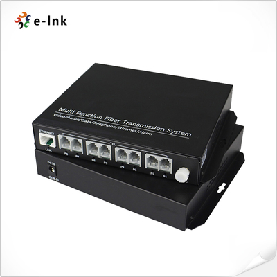 8Ch POTS ((FXO/FXS) Telefono por fibra óptica