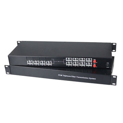 24Ch POTS ((FXO/FXS) Telefono por fibra óptica