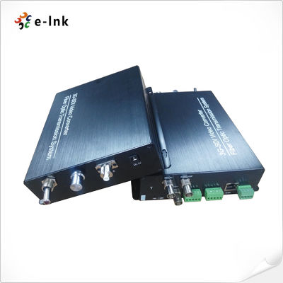 Multiplexor de fibra óptica 3G HD SDI con RS422 Audio Ethernet Tally Intercom Return Video
