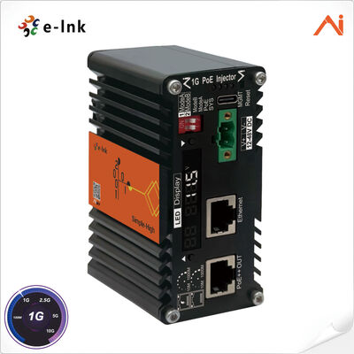 quality Inyector PoE++ de 90W gestionado por inteligencia artificial con entrada de corriente continua de 9-54V para aplicaciones industriales factory
