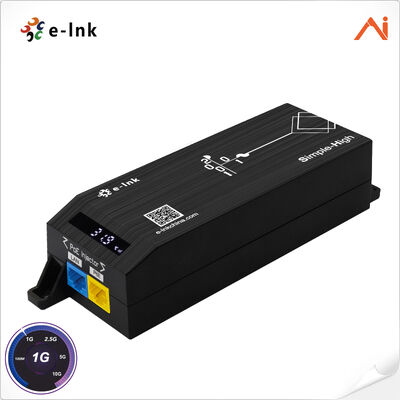 quality Inyector PoE+ Inteligente con IA y Pantalla LED de 1 Puerto 10/100/1000Base-T IEEE802.3at PoE+ 30W a 1 Puerto 10/100/1000Base-T factory