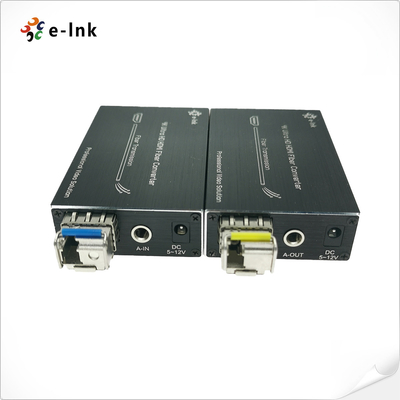 Precio de fábrica Extensor de fibra 4K HDMI con audio externo hasta 80 km Convertidor de video